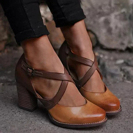 Dam Clogs LĂ€der Elegant Design Slip-On-1