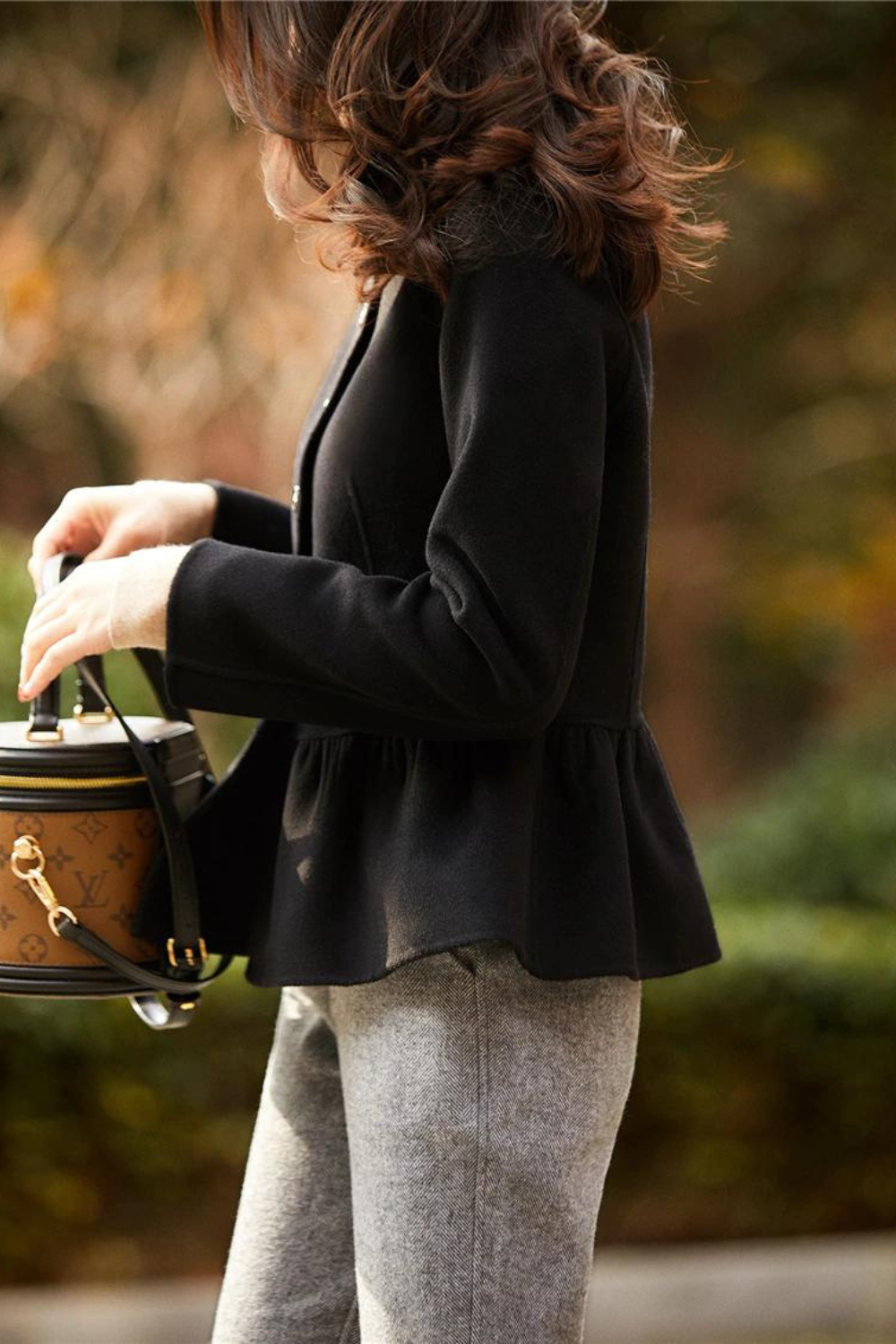 Variant image for Dam Vinterklänning Klassisk Stil Högkvalitativt Material-2