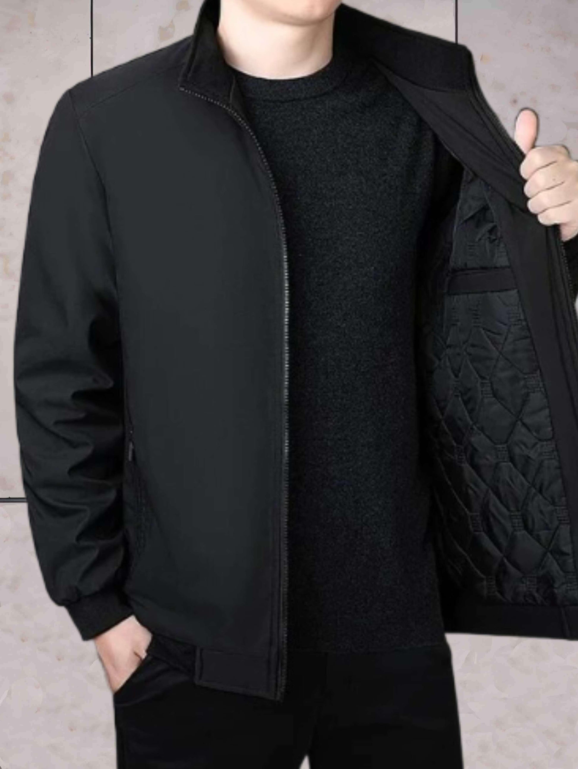 Variant image for Damjacka Quiltad Hög Halsringning Tjock Polyester-30