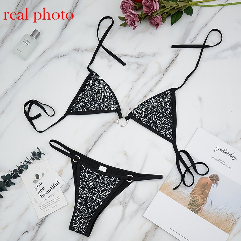 Variant image for Dam Bikini Monokrom Justerbara Detaljer Polyester Spandex-1