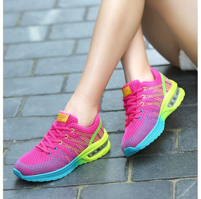 Dam Sneakers Aktiv Komfort Textil Syntet-4
