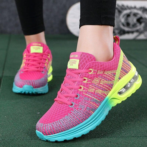 Dam Sneakers Aktiv Komfort Textil Syntet-1