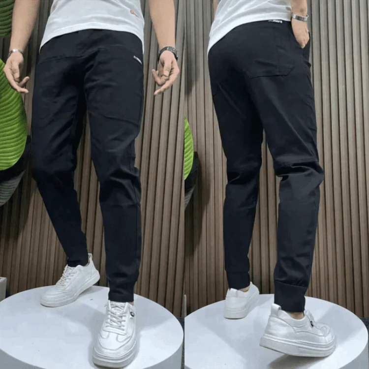 Slim Fit Cargobyxor Dam i Bomullsblandning med Funktionella Fickor – Perfekta för Vardag och Utomhusäventyr 2
