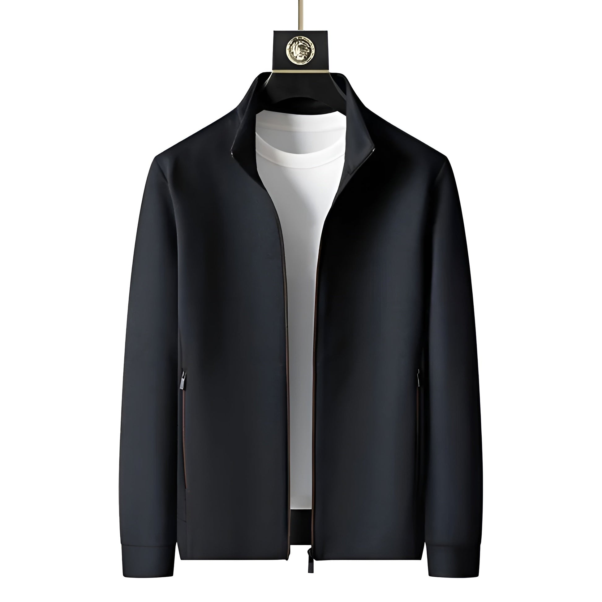 Herrar 2-delad Uppsättning Modern Stil Tyg-2