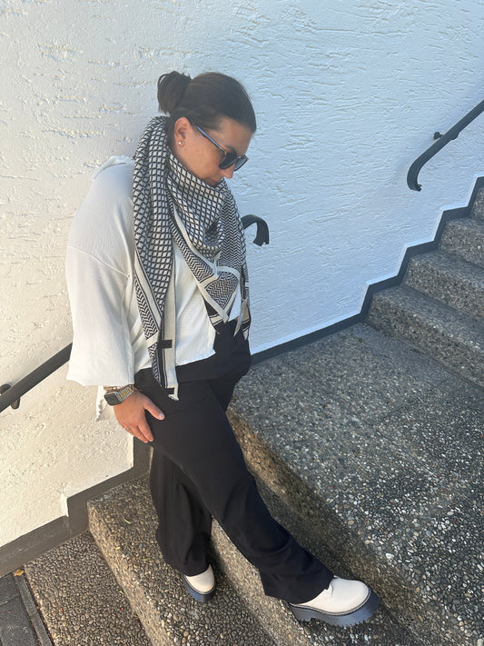 Byxor Dam Plusstorlek Mjukisbyxor Slangdesign 100% Bomull-1