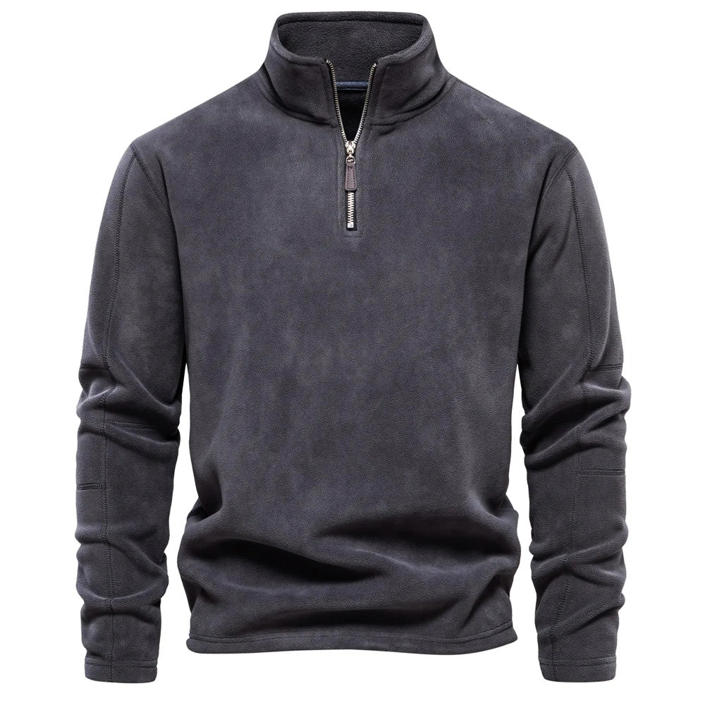 Fleecetröja Dam Hög Krage Mjuk Polyester för Vinterkomfort-6