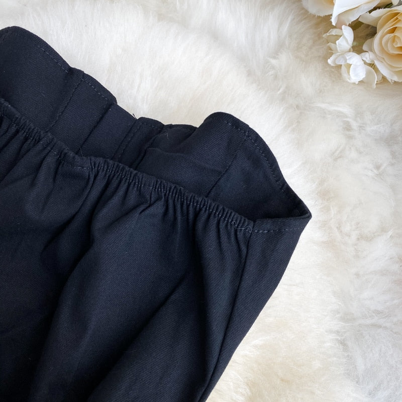 Dam Overall Ärmlös Casual Polyester med Fickor-6