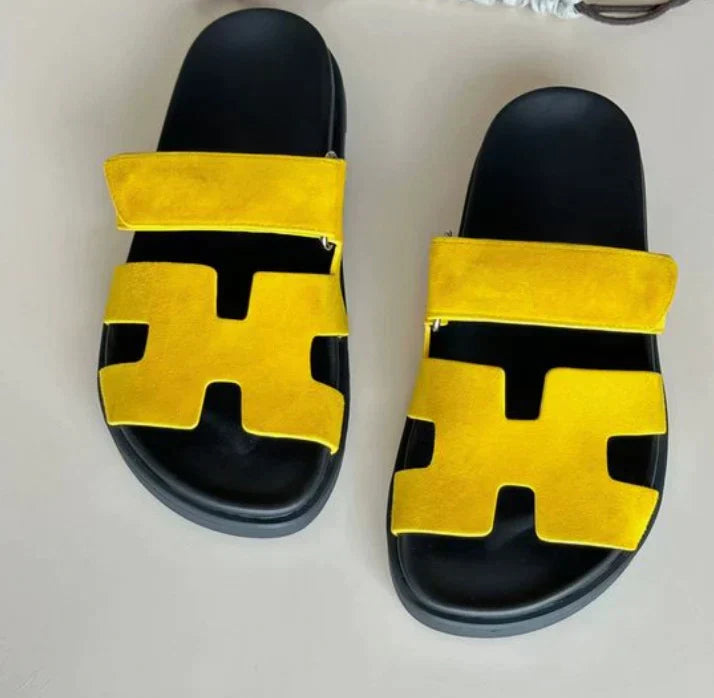 Dam Sandaler Slip-On Modern Mjuk Material Komfortabel Design-4