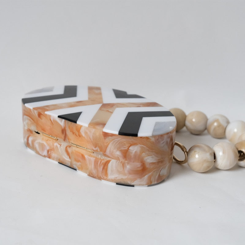 Kvinnors Koppling Geometrisk Mönster PVC med Polyester-4