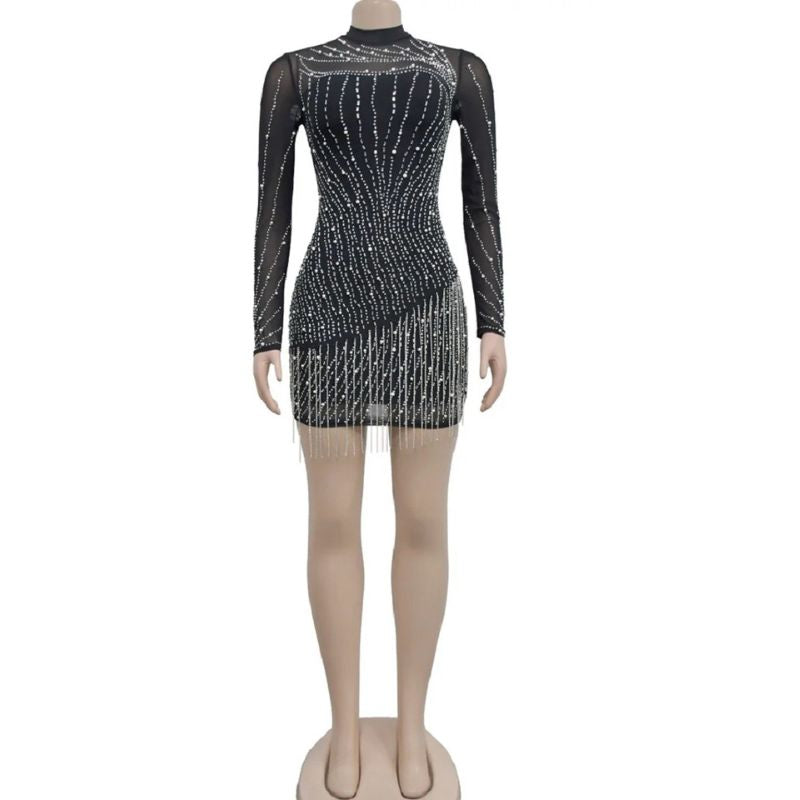 Kvinnors Kort Festklänning Smal Design Polyester 4