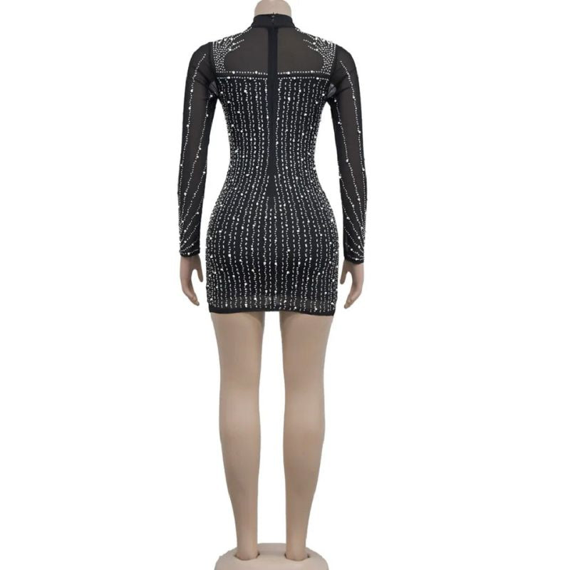 Kvinnors Kort Festklänning Smal Design Polyester 6