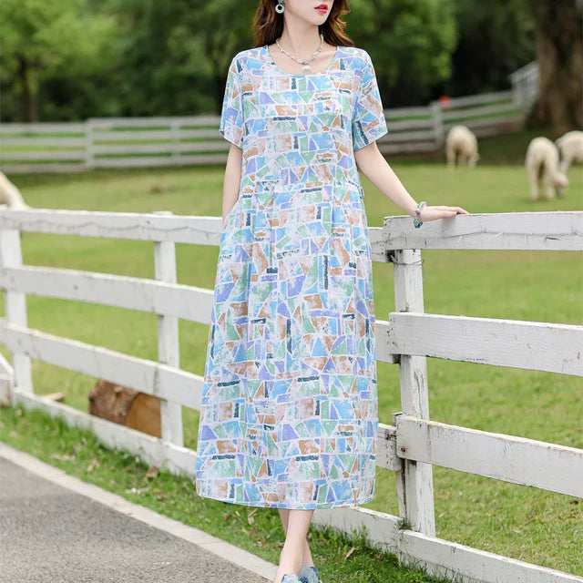 Fina Dam Klänningar Stilren Design Högkvalitativ Polyester 11