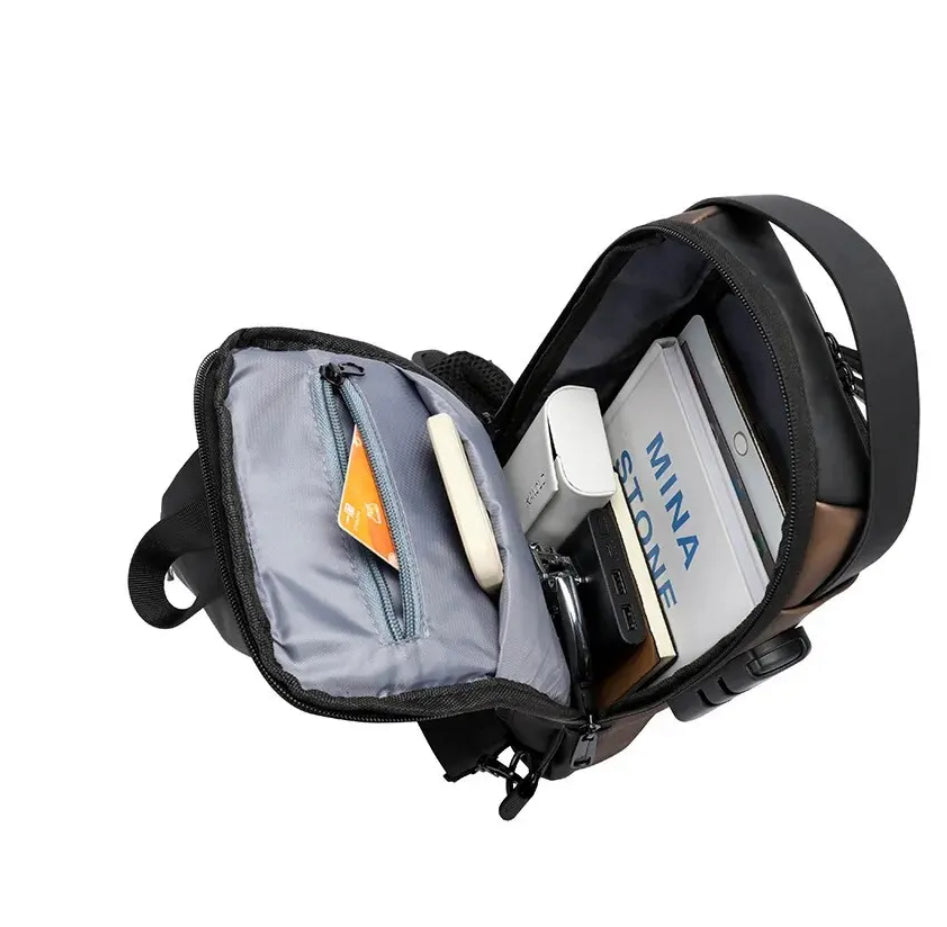Dam Axelväska Multifunktionell Vattenavvisande med USB-anslutning-4