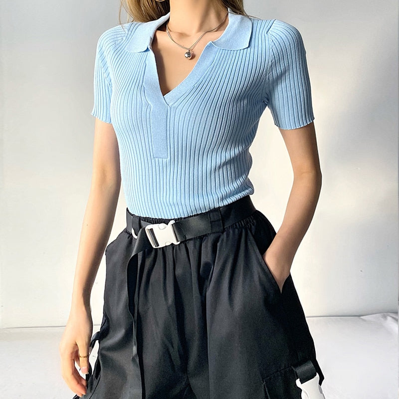 Dam Bodysuit Kortärmad Randig Nylon Viskos-2