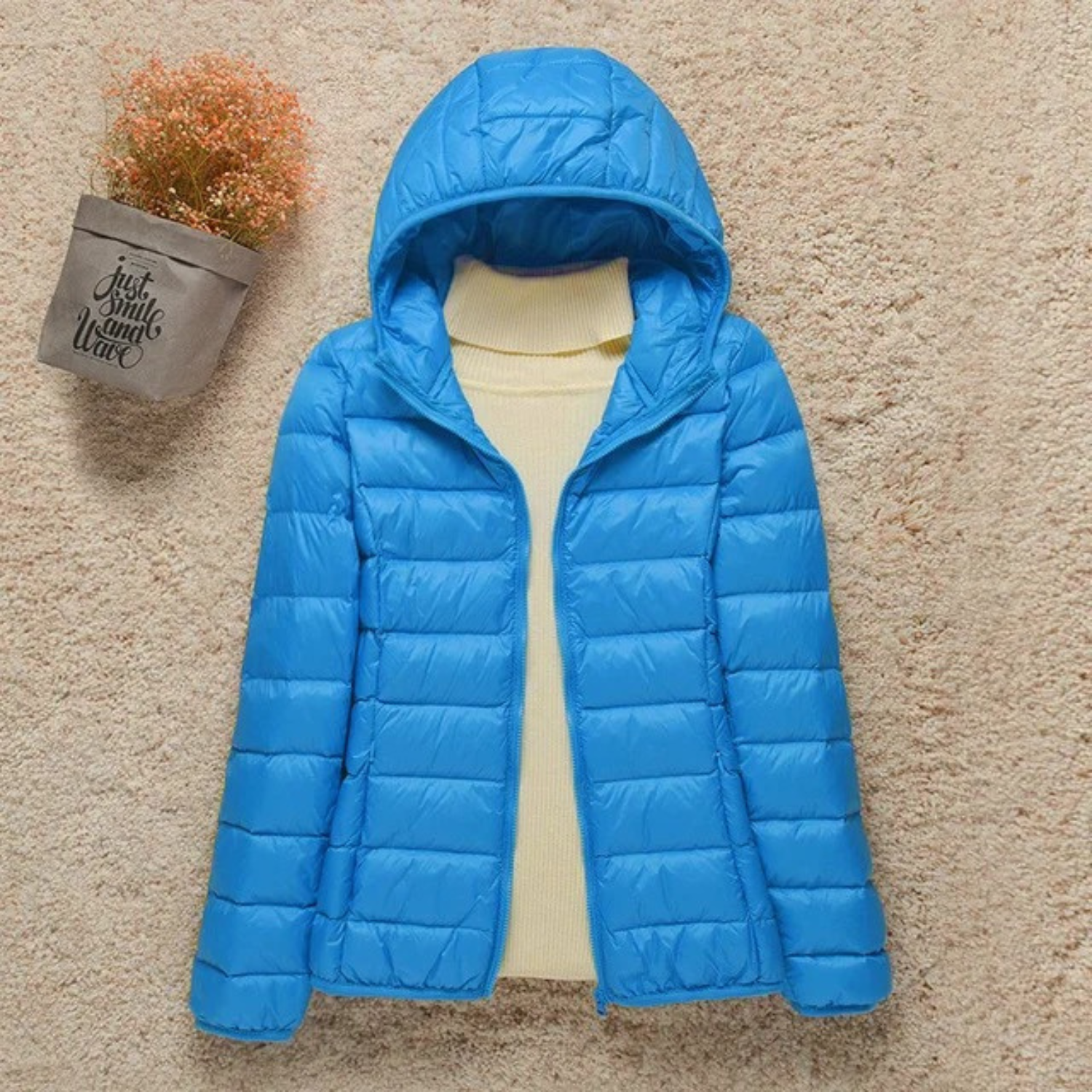 Damjacka Quiltad Modern Polyester för Kalla Dagar 2