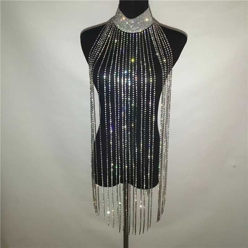 Kvinnors Kroppsmycken Elegant Koppar Rhinestone-2