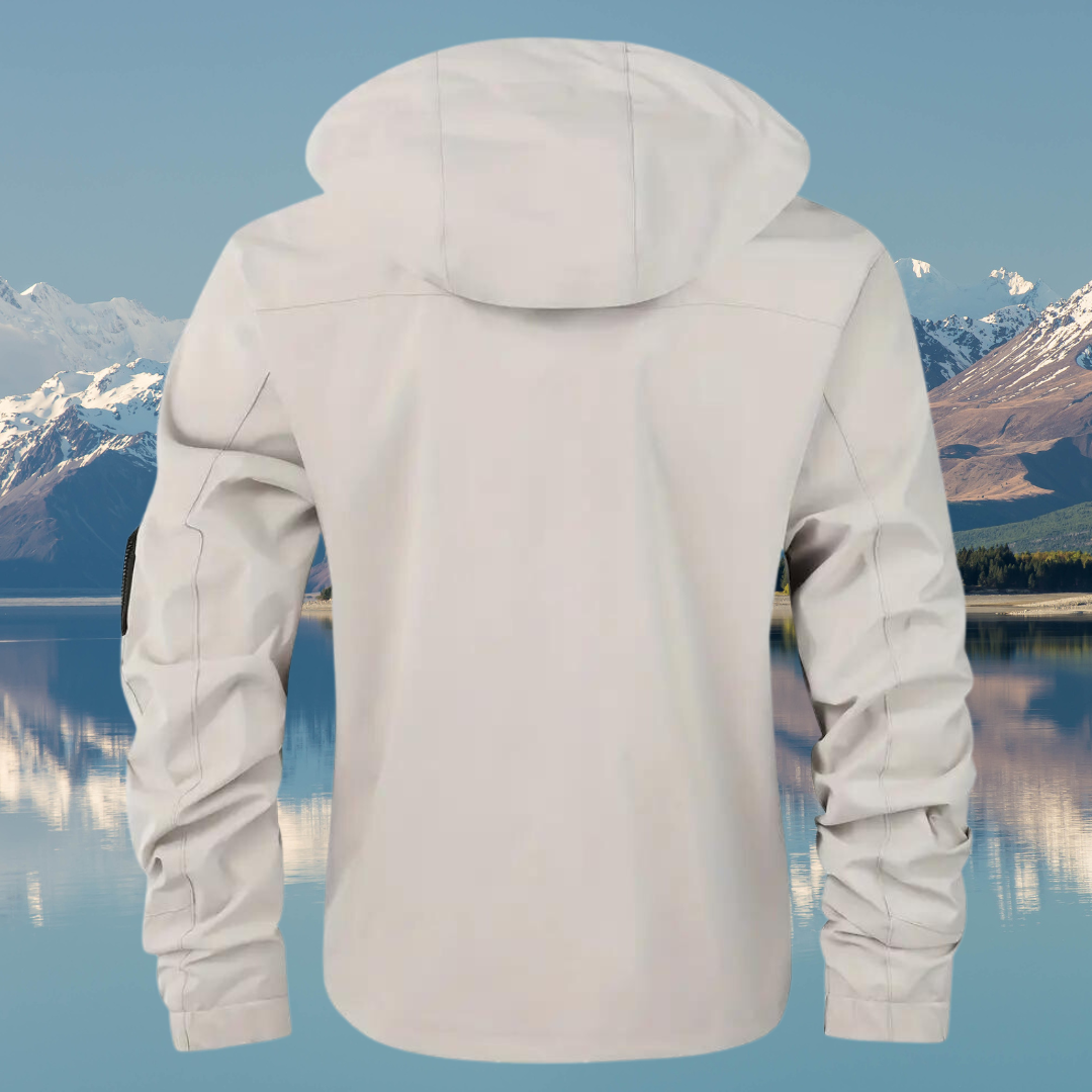 Herrjacka Vinter Mid Stretch Zip Up Vattentålig Polyester-4