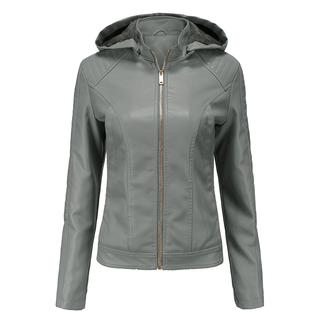 Vinterjacka Dam Elegant Design Polyester Lång Vinterjacka 12