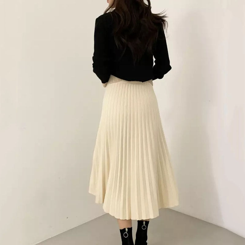 Kvinnors Kjoluppsättning Elegant Akryl Polyester-3