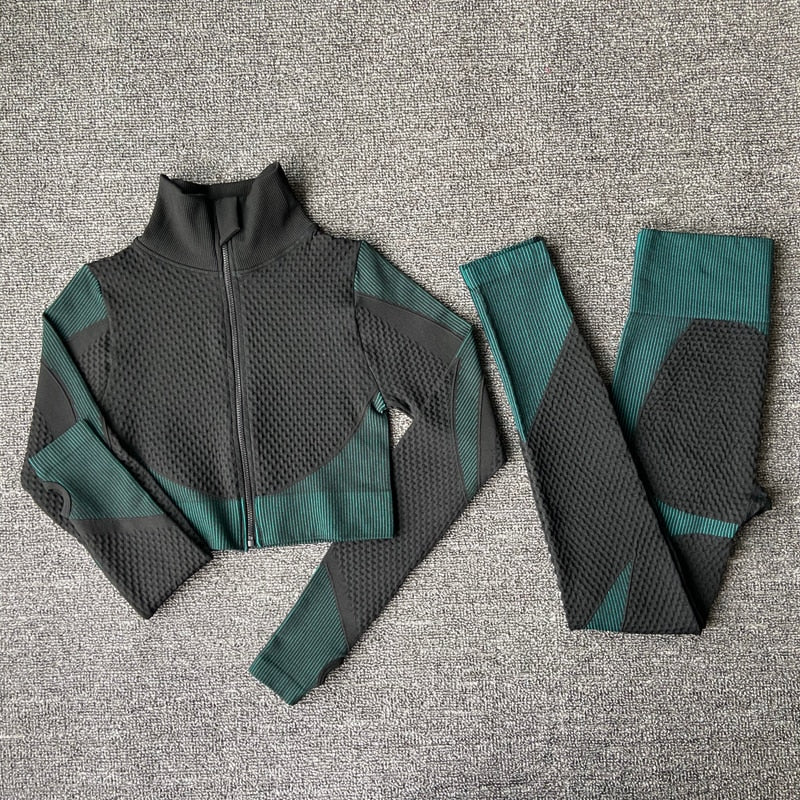 Variant image for Dam Sportset Yoga Monokrom Nylon-16