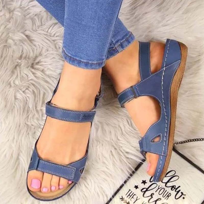 Herr Sandaler Ortopedisk Komfort Lätt Syntetisk-4