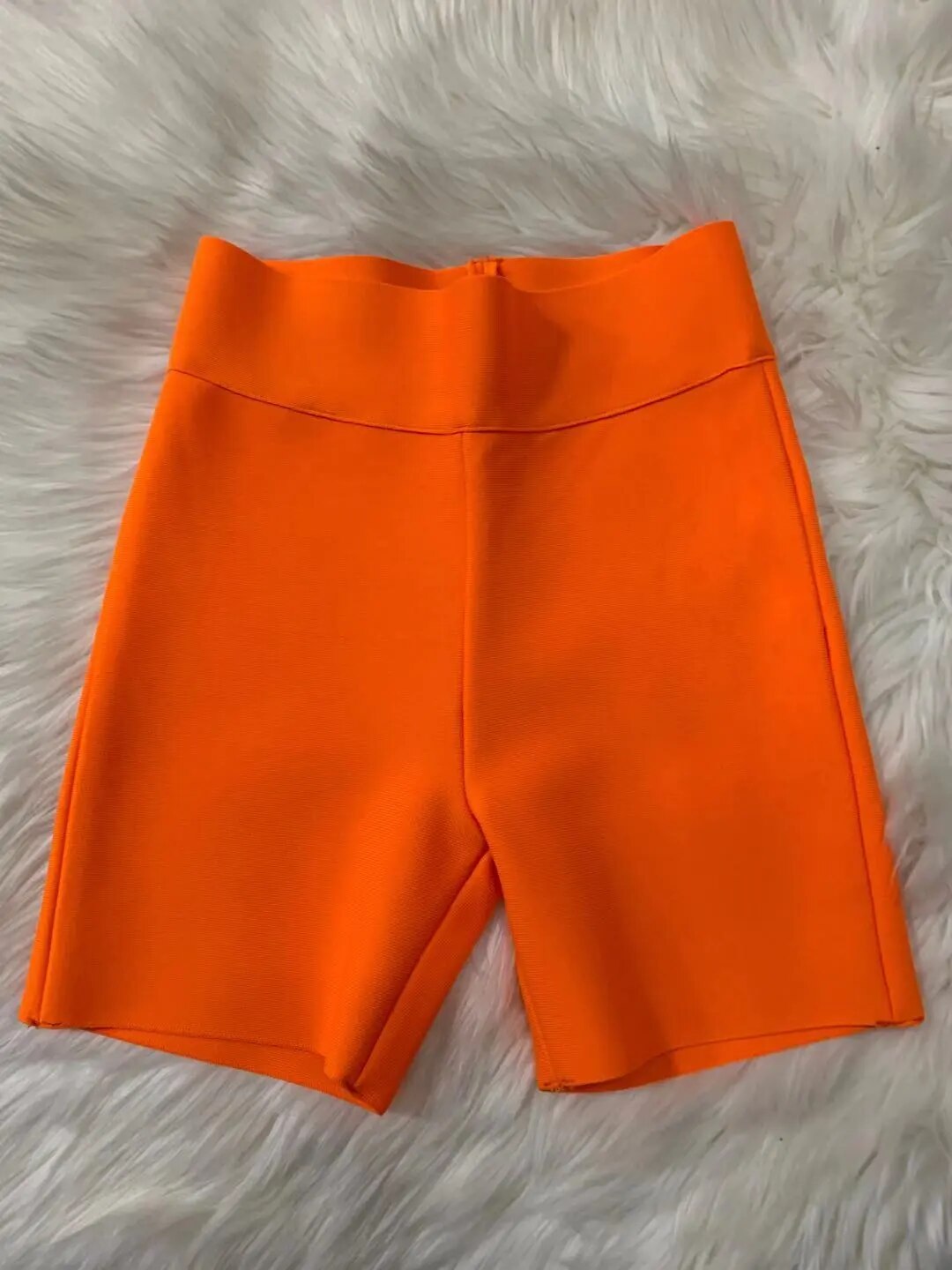 Träningsshorts Dam Midjehöga Polyester Bekväm Design-2