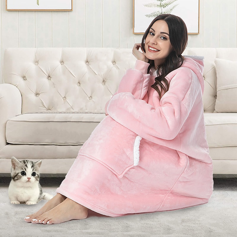 Dam Vintertröja Fluffig Stickad Akryl-6