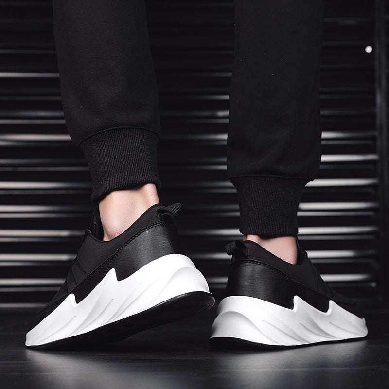 Unisex Sneakers Sportig Design Textil Syntet-6
