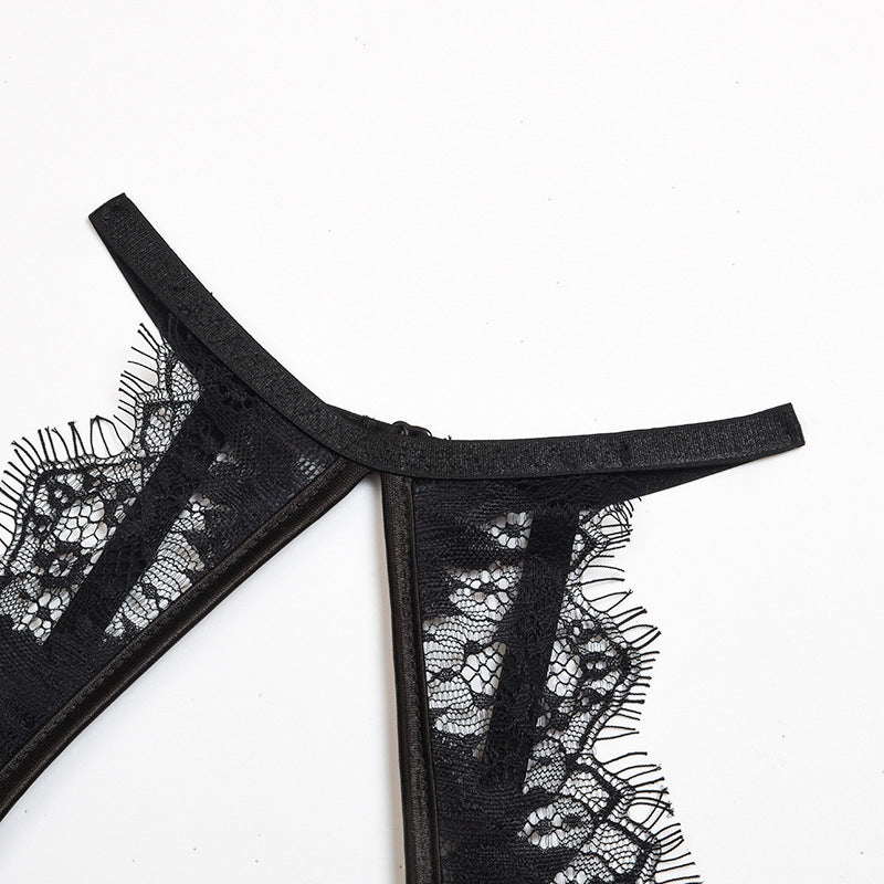 Dam BH-set Elegant Spets Polyesterblandning-6