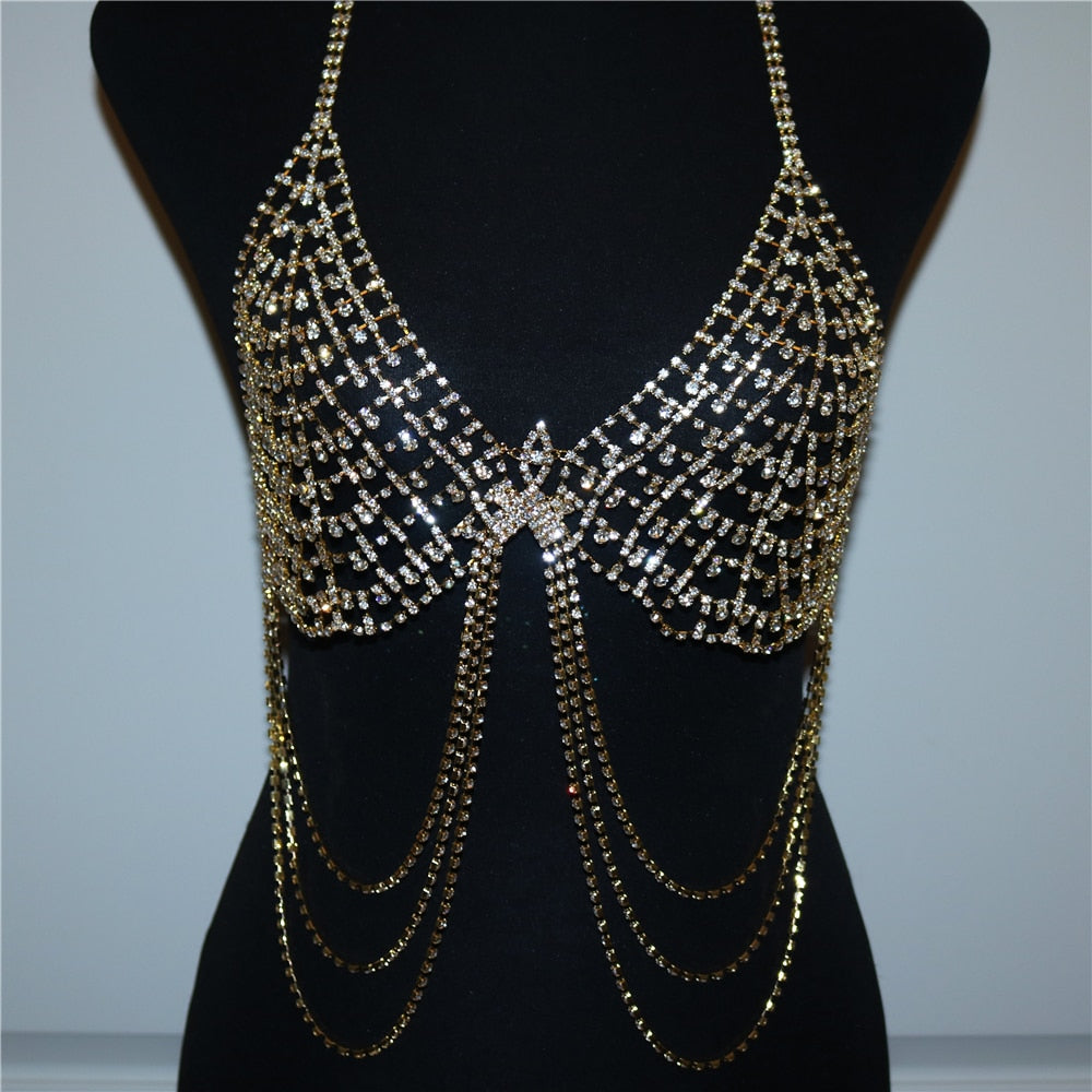 Damer Kroppssmycken Geometrisk Design Koppar med Strass-1
