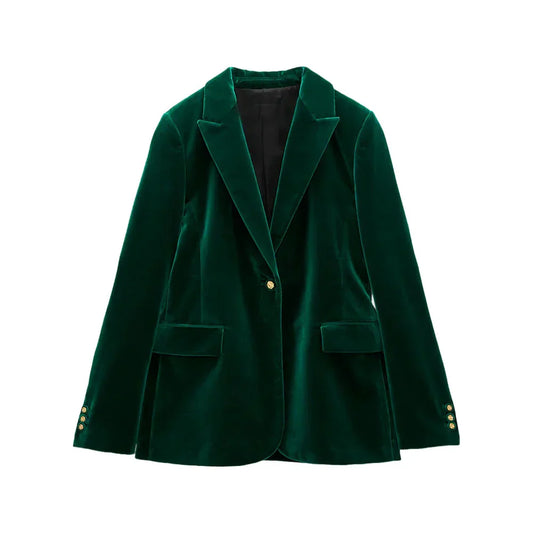 Dam Blazer Elegant Polyester för Formella TillfÀllen 1
