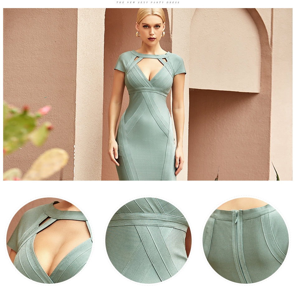 Dam Miniklänning Hål Design med Dubbel Dragkedja i Polyester-5