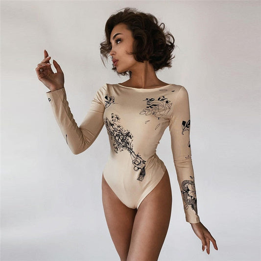 Kvinnors Bodycon KlÀnning Utskrifter Mjuk Spandex-1