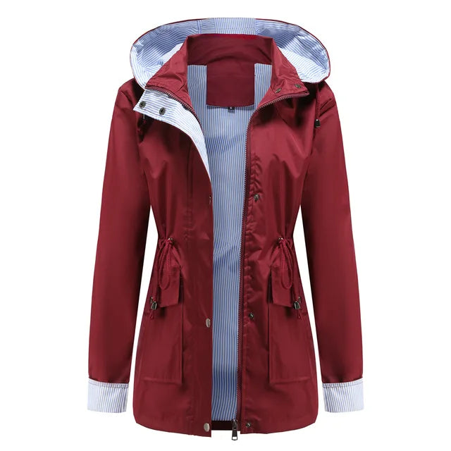 Variant image for Junior Vindbrytare Jacka med Huva Vattenavvisande Polyester-37