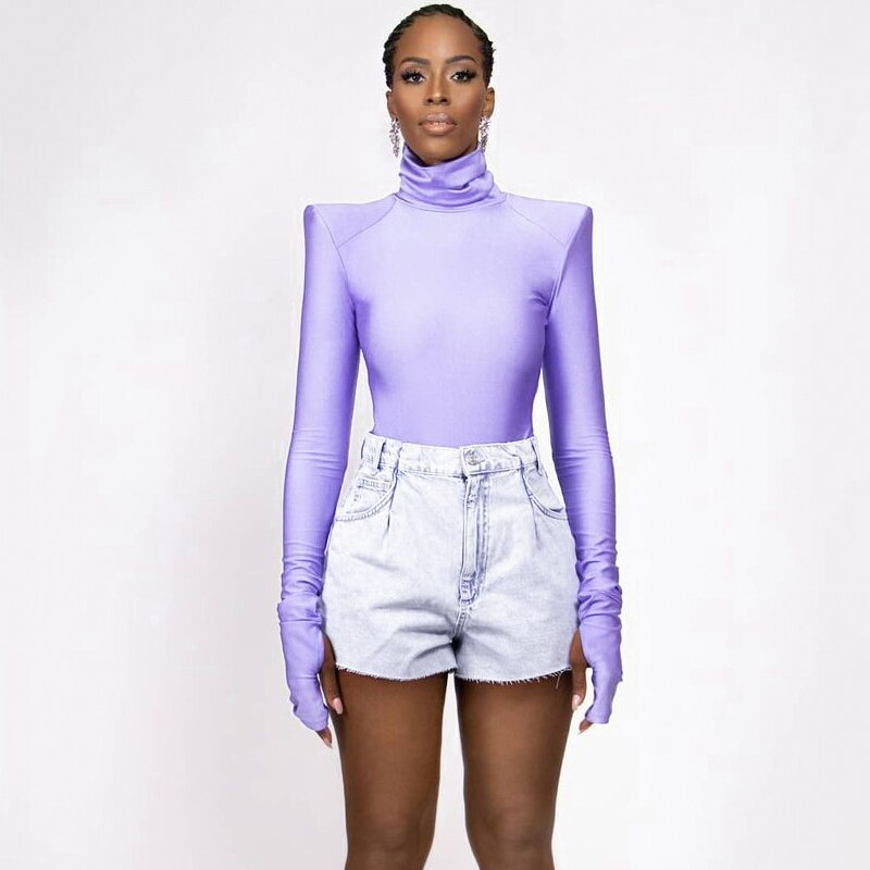 Variant image for Dam Bodysuit Långärmad Monokrom Polyester-2