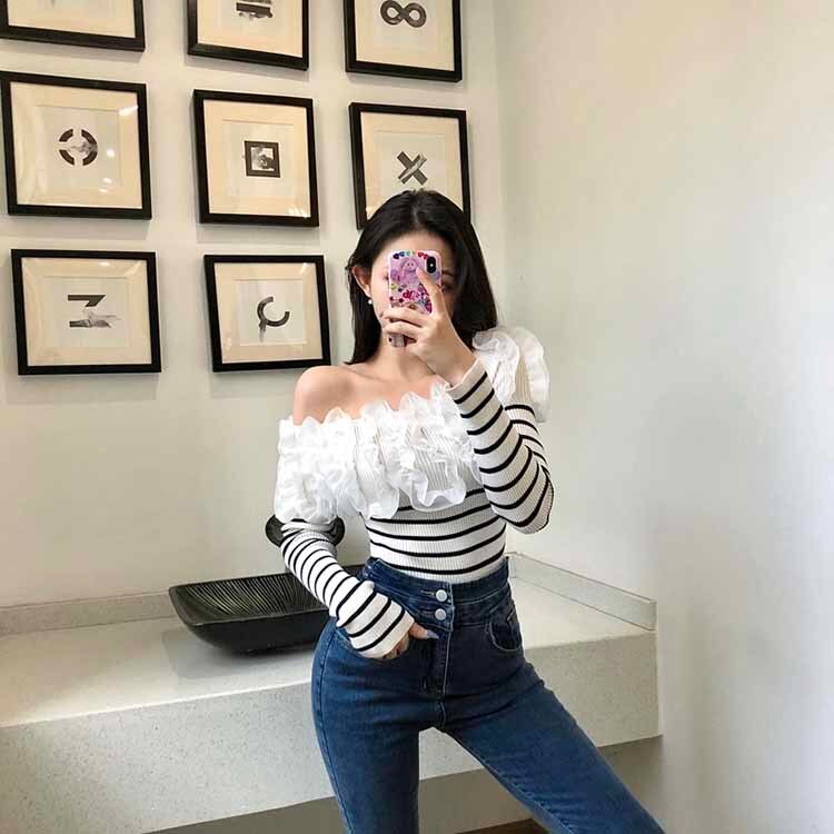 Dam Topp Blommönster Vinghylsa Polyester för Fest och Vardag 4