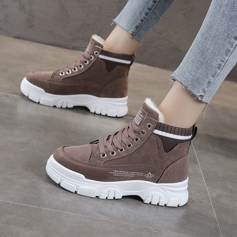 Kvinnors Sneakers Trendig Design Syntetisk Pälsfoder-4