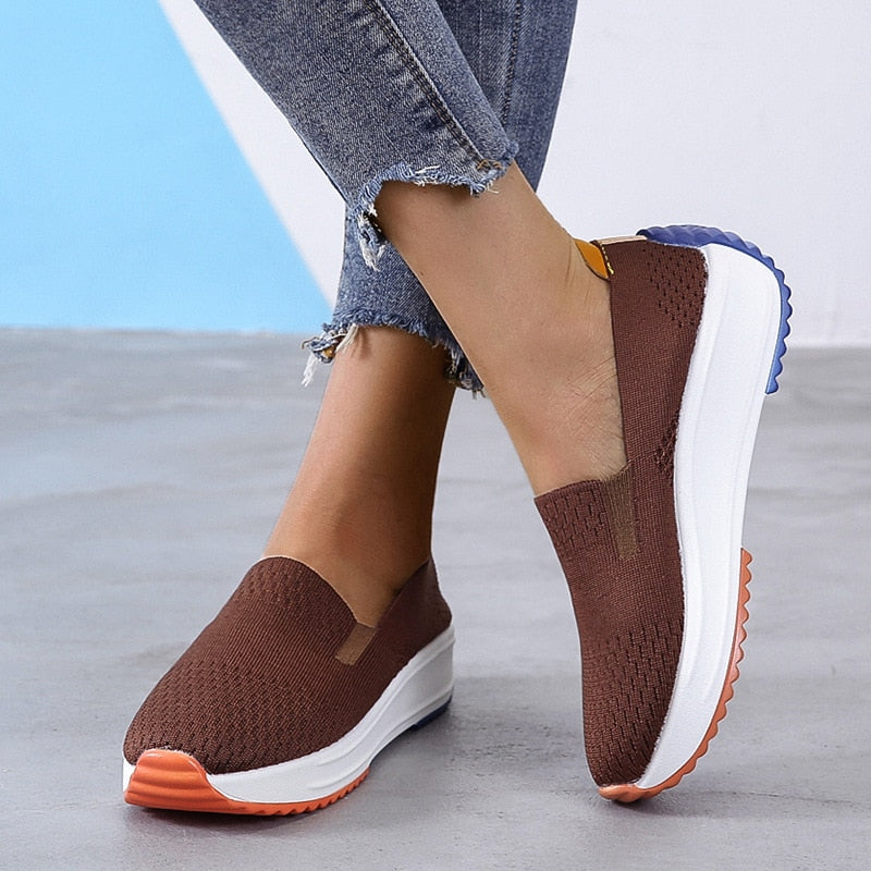 Kvinnors Bekväma Slip-On Skor Högkvalitativt Material 10
