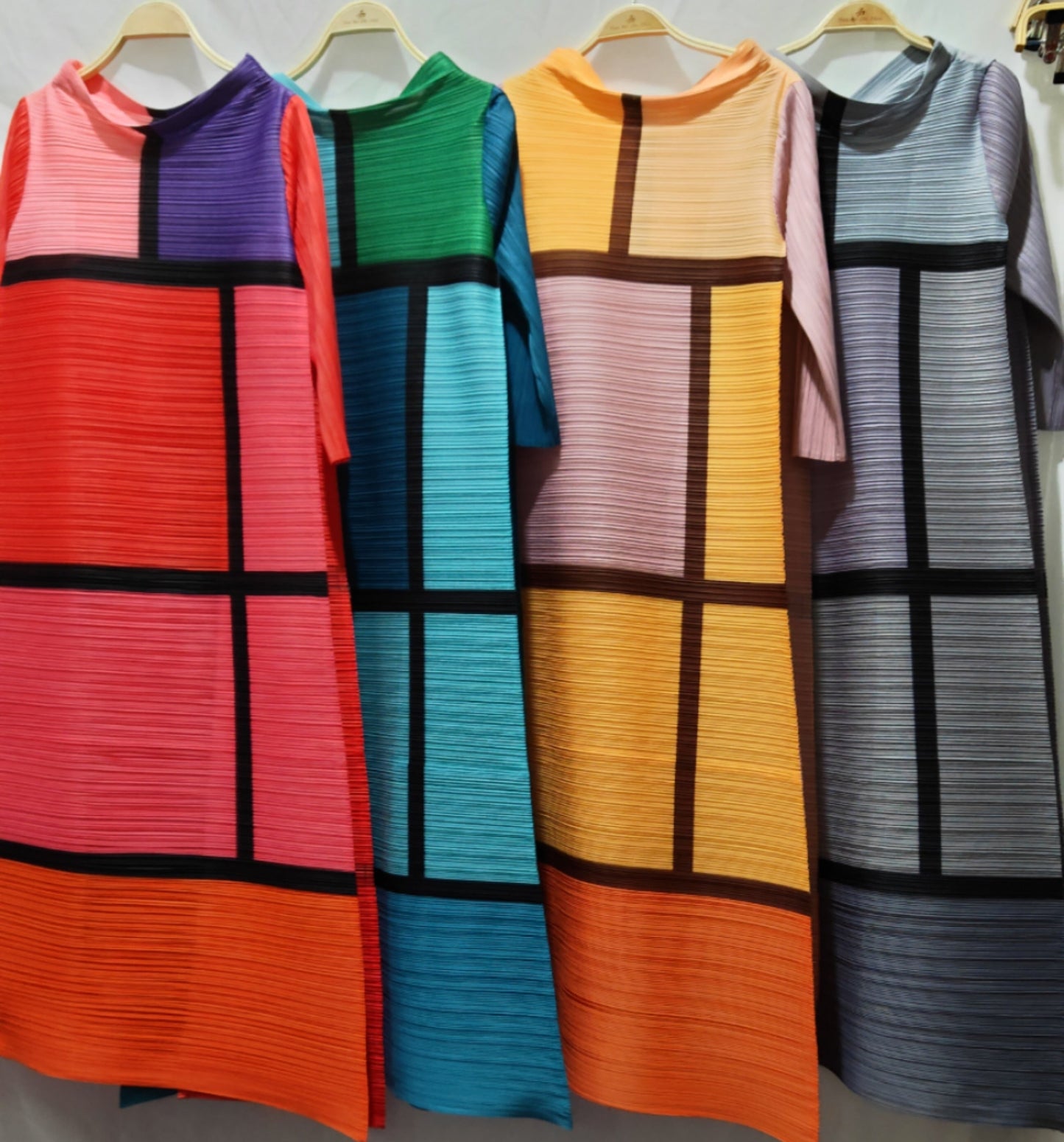 Kvinnors Midi Klänning Flödande Polyester-6