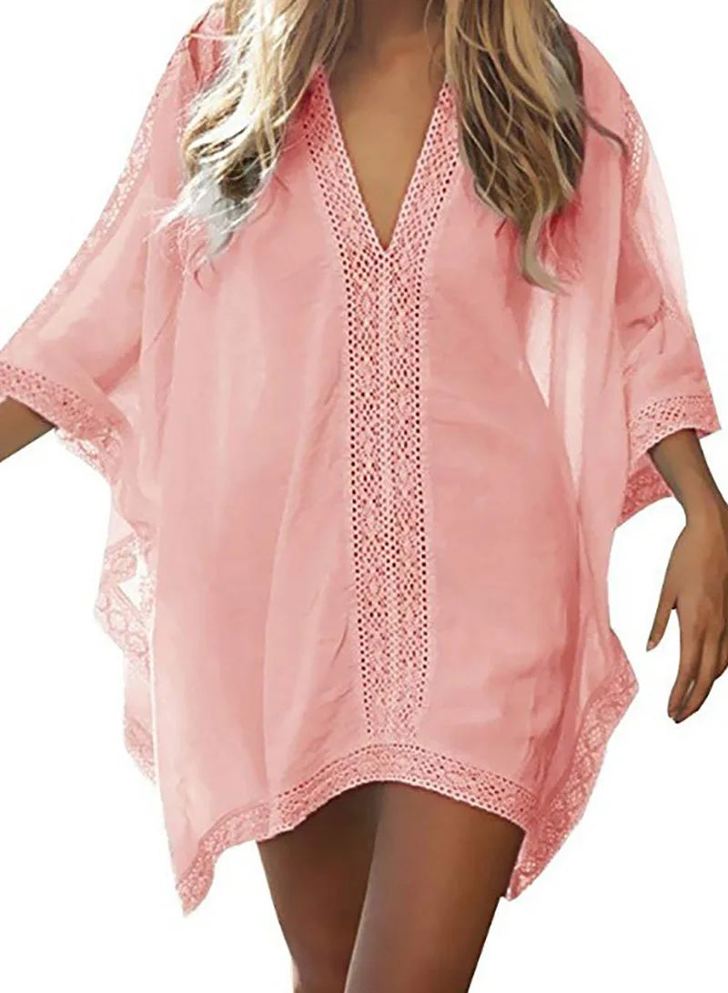 Variant image for Baddräkt Dam Enkel Långärmad Polyester för Strand och Pool-4