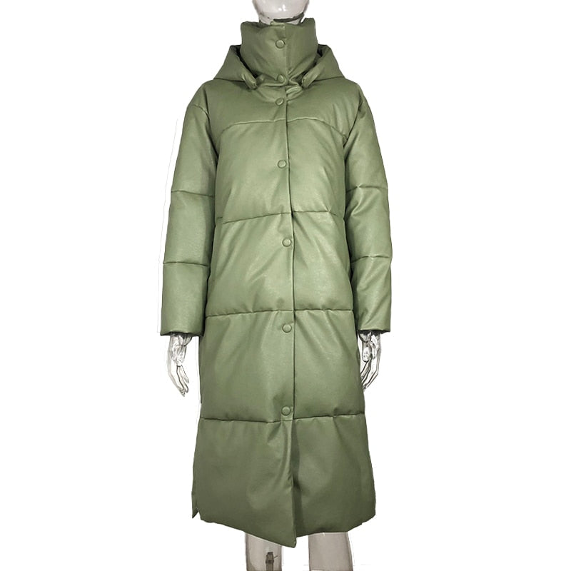 Variant image for Dam Vinterjacka Trendig Polyester för Kalla Dagar-1