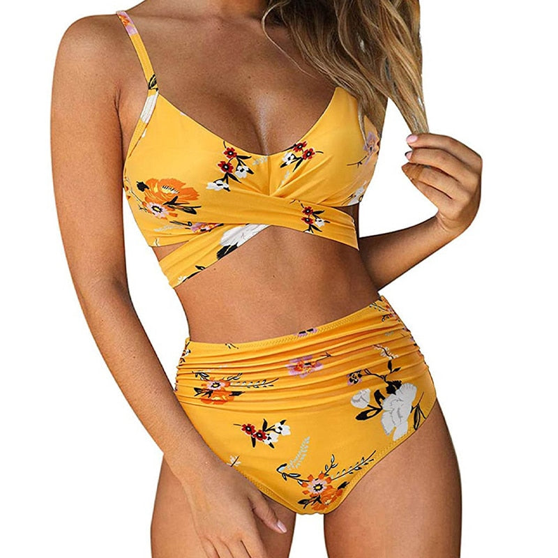 Variant image for Damernas Bikini Hög Midja Trendig Nylon-5