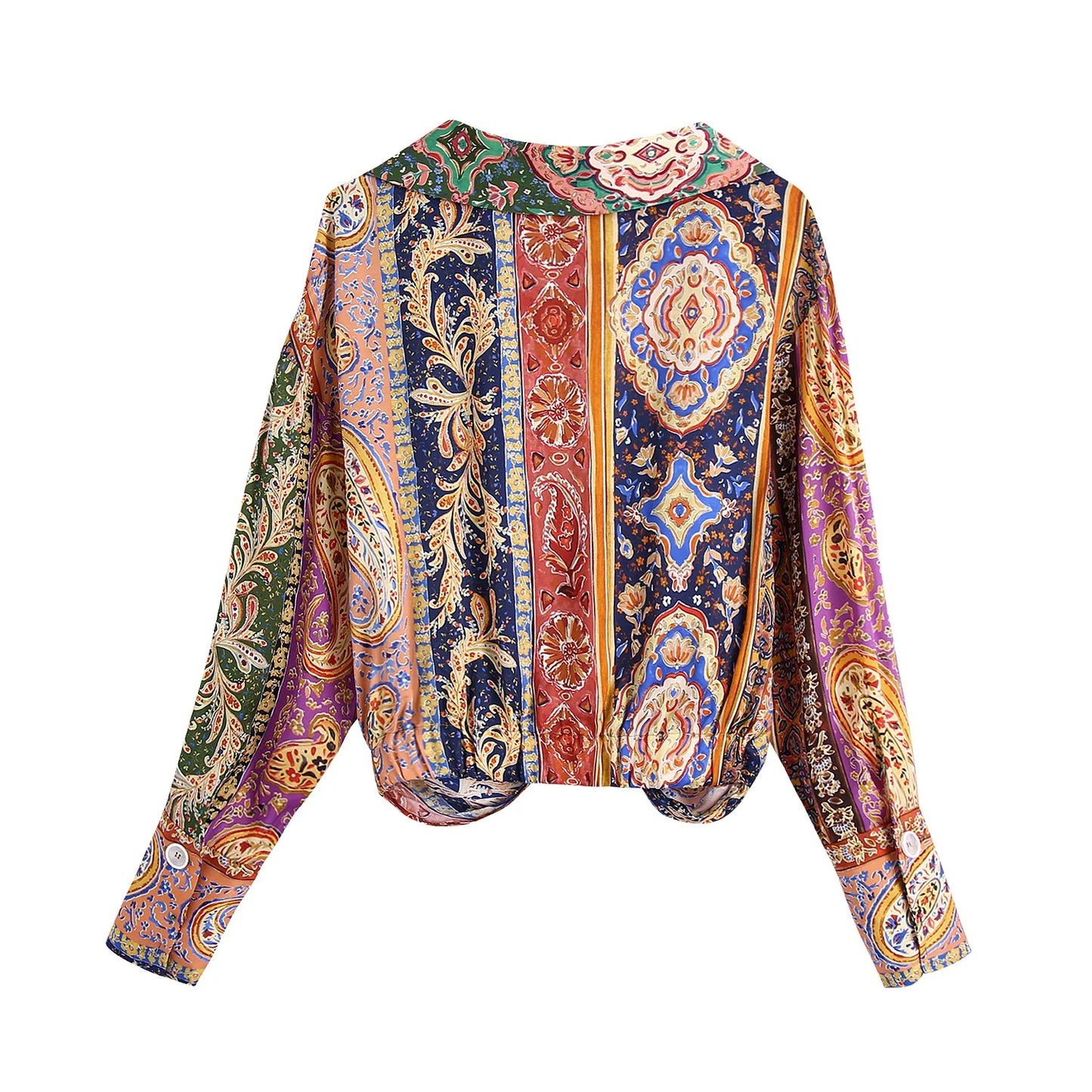 Kvinnors Byxensemble Mönstrad A-linje Polyester-6