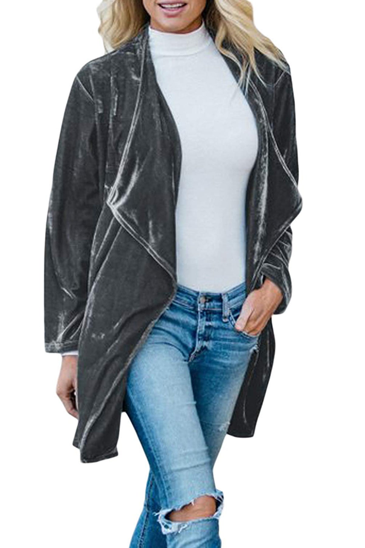 Variant image for Damjacka Lappteknik Blixtlås Polyester Jackor Dam-1