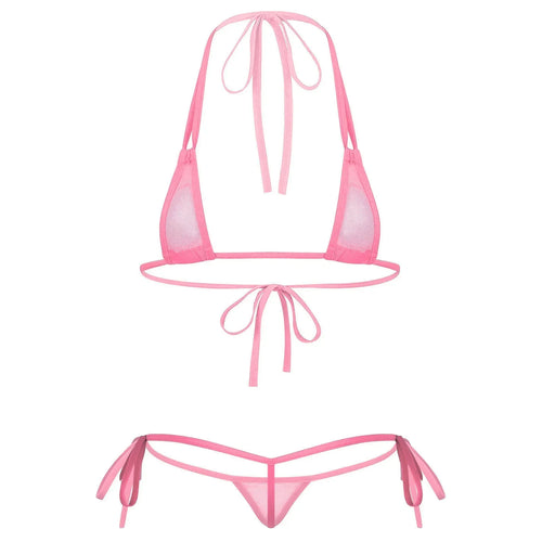 Dam Bikiniuppsättning Polyester Spandex-1