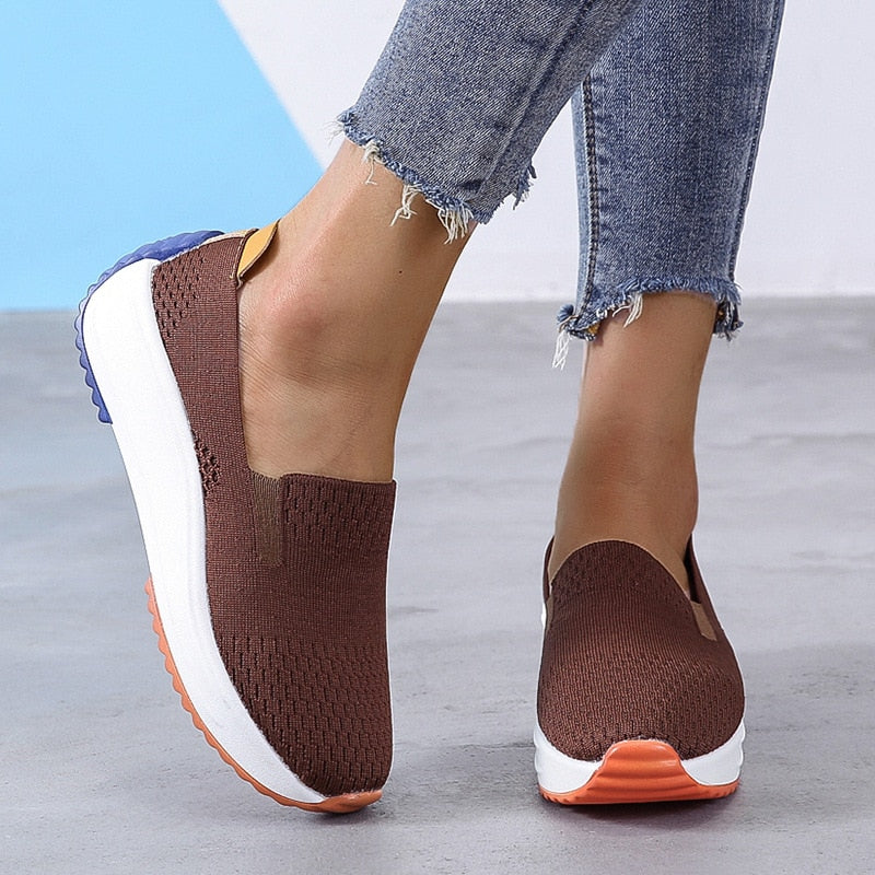 Kvinnors Bekväma Slip-On Skor Högkvalitativt Material 4
