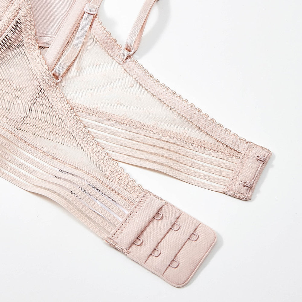 Dam Bralette BH Sömlös Justerbar Andningsbart Tyg-3