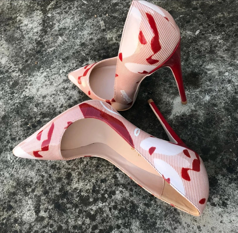Dam Högklackade Skor Stilettos Mikrofiber Mycket Hög Klack-4