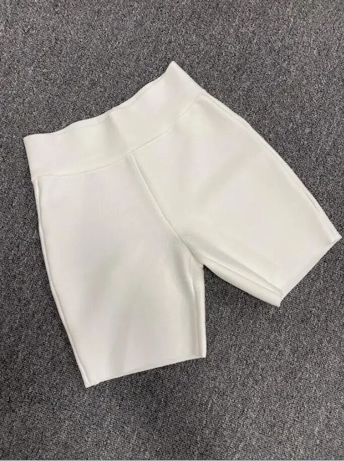 Variant image for Träningsshorts Dam Midjehöga Polyester Bekväm Design-33
