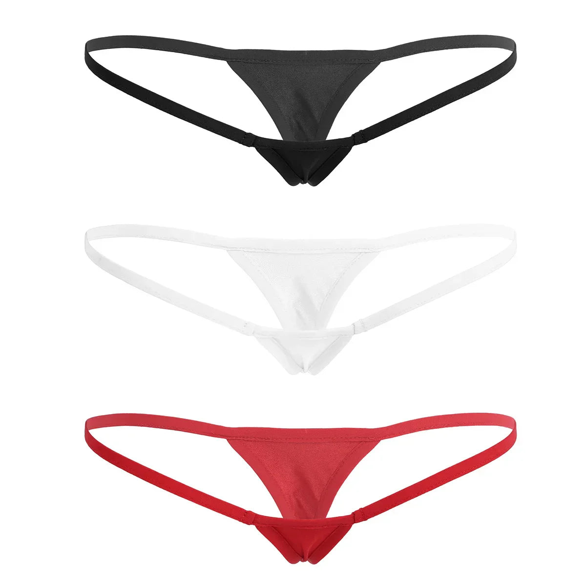 Dam G-sträng 90-talsstil Mjuk Polyester-3